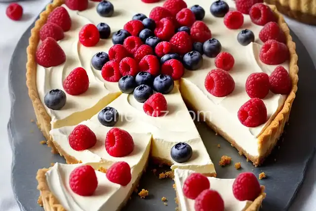 Cheesecake Tart With Berries