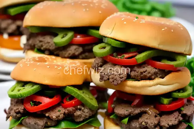 Cheesesteak Burger