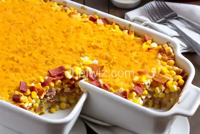 Cheesy Bacon Corn Casserole