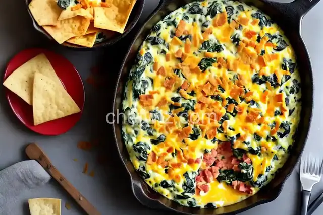 Cheesy Bacon Spinach Dip