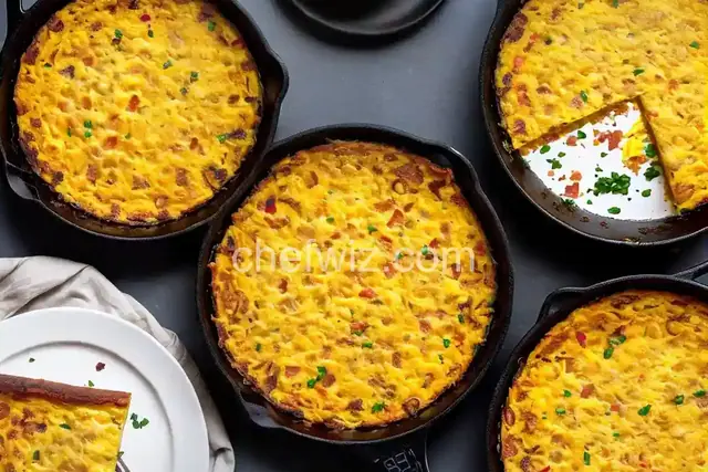 Cheesy Bacon and Hash Brown Frittata