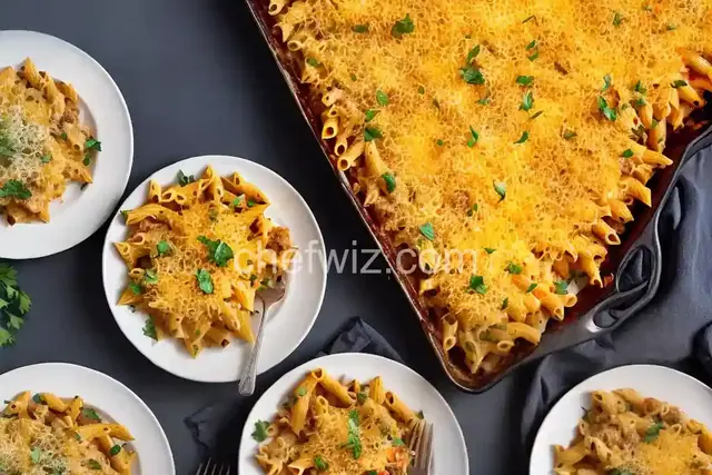 Cheesy Baked Pasta With Cauliflower