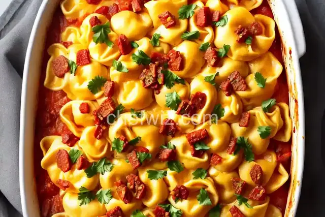 Cheesy Baked Tortellini