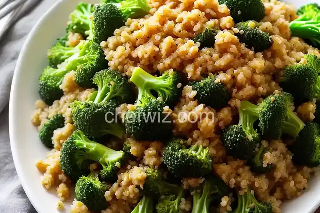 Cheesy Broccoli Quinoa
