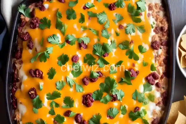 Cheesy Burrito Game Day Dip