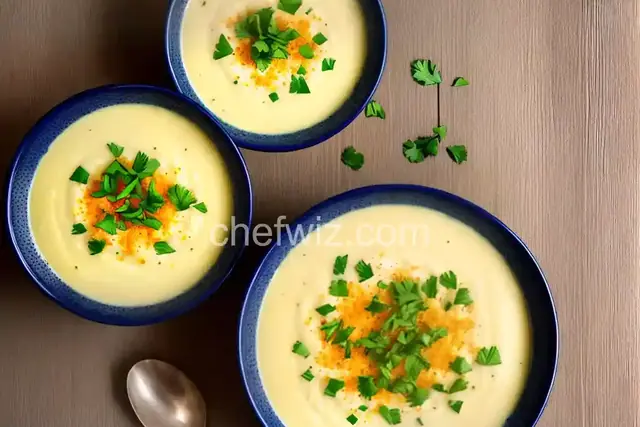 Cheesy Cauliflower Soup