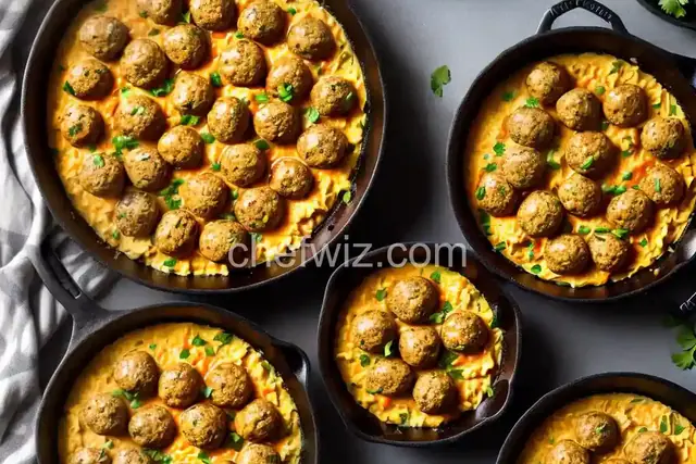 Cheesy Chicken Meatballs