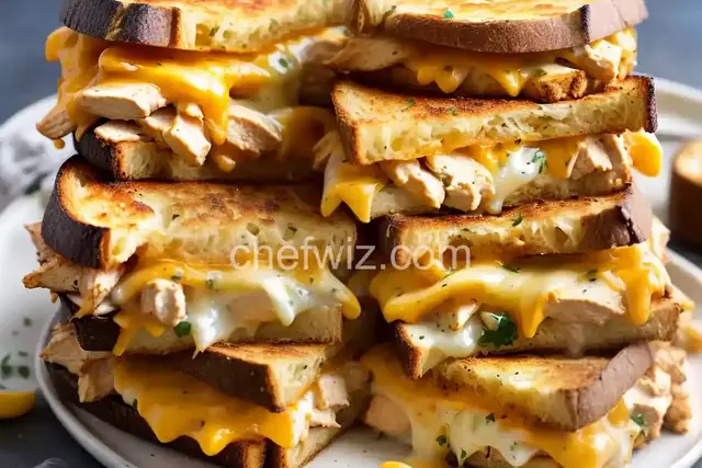 Cheesy Chicken Melt With All of the Onions Relish