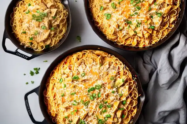 Cheesy Chicken Spaghetti