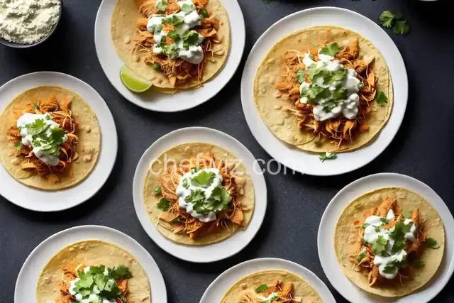Cheesy Chicken Tacos