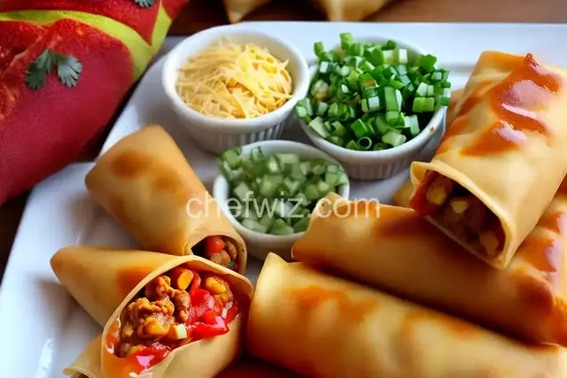 Cheesy Chile Eggrolls