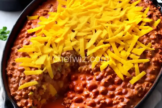 Cheesy Chili Chip Dip
