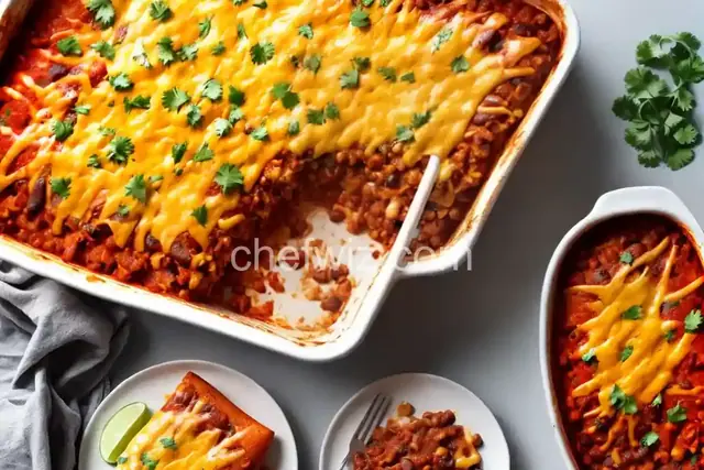 Cheesy Chili Enchiladas
