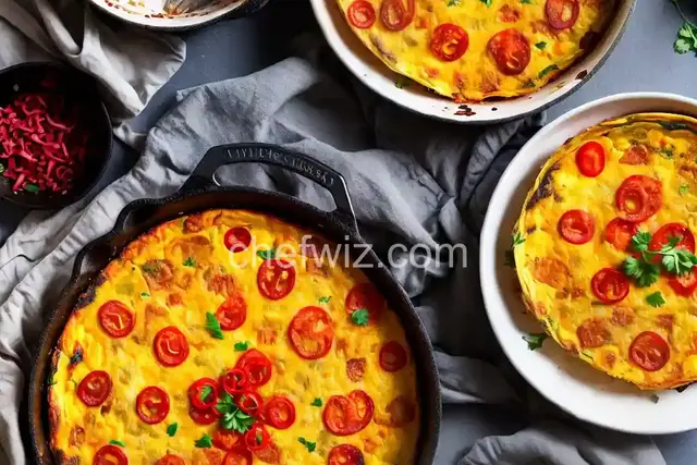 Cheesy Chorizo Frittata