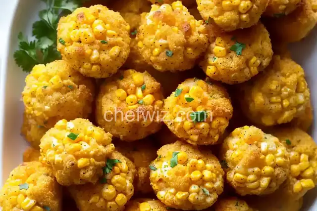Cheesy Corn Poppers