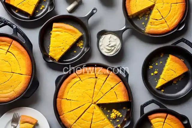 Cheesy Creamed-Corn Skillet Cornbread
