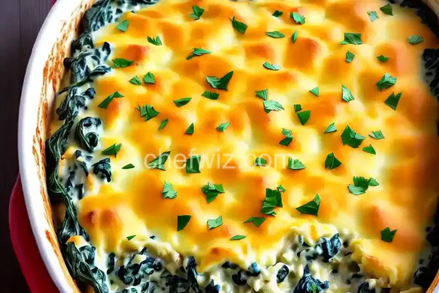 Cheesy Creamed Spinach Casserole