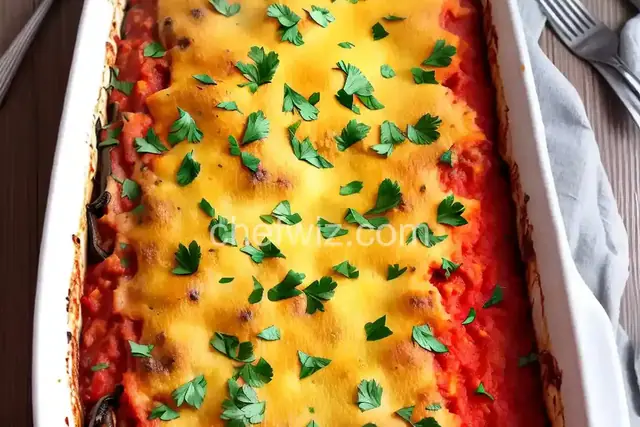 Cheesy Eggplant Parmesan Casserole