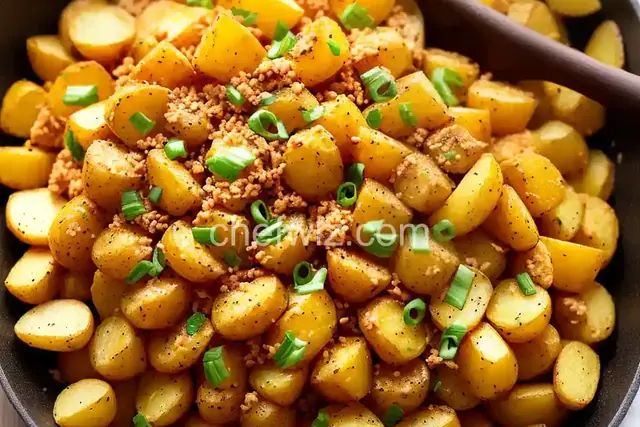 Cheesy Fried Potatoes