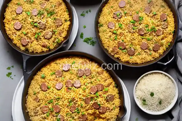 Cheesy Italian Rice with Sausage