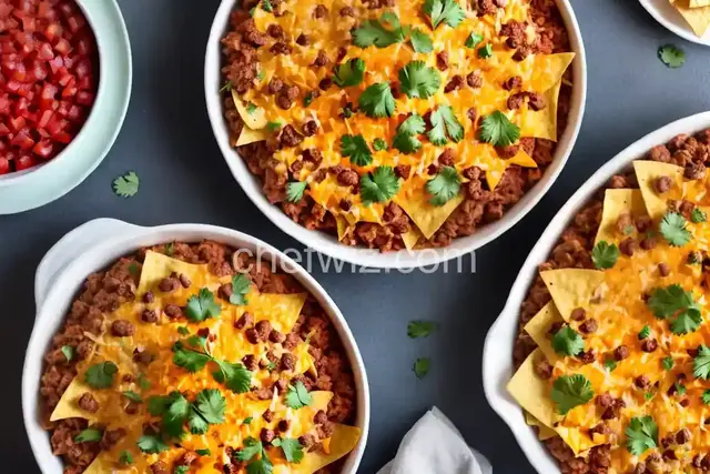Cheesy Nachos with Refried Beans