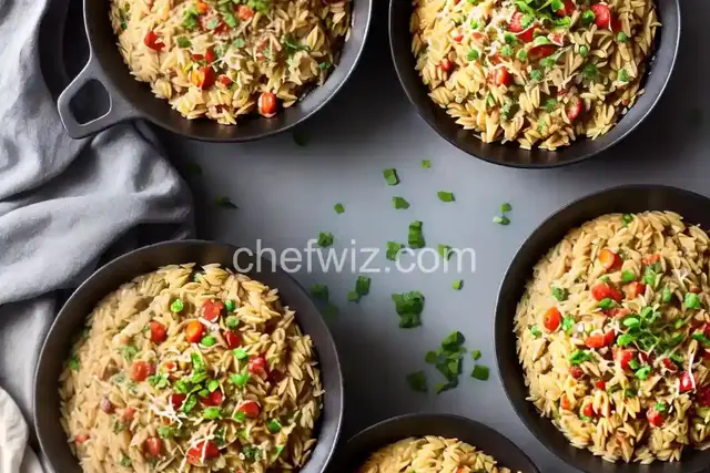 Cheesy Orzo