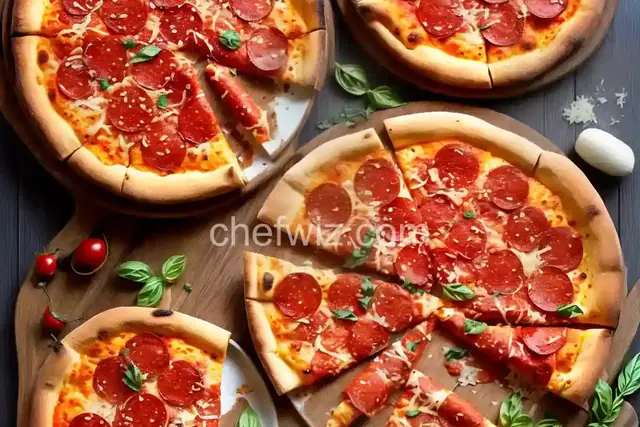 Cheesy Pepperoni Parmesan Pizza