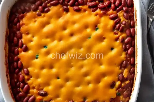 Cheesy Refried Bean Casserole