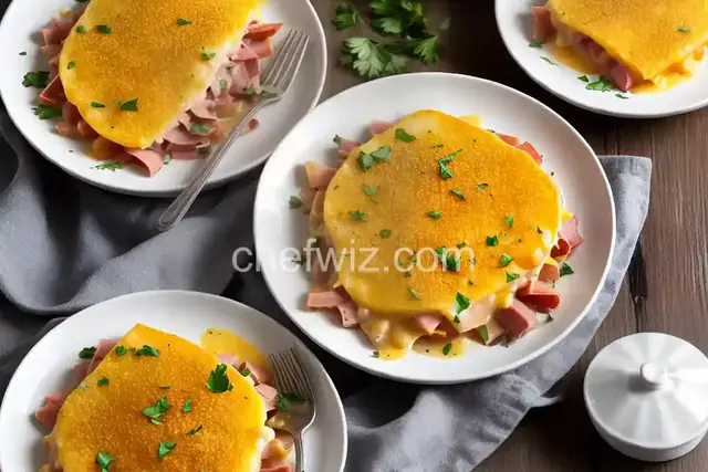 Cheesy Scalloped Potatoes with Ham