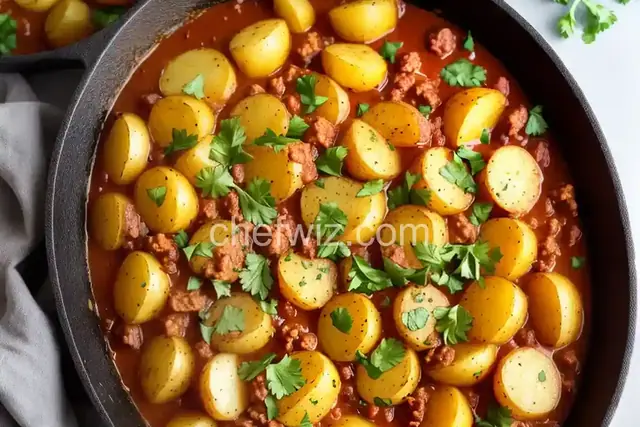 Cheesy Skillet Potatoes