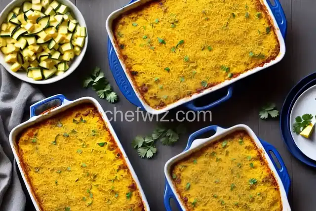 Cheesy Squash and Zucchini Casserole