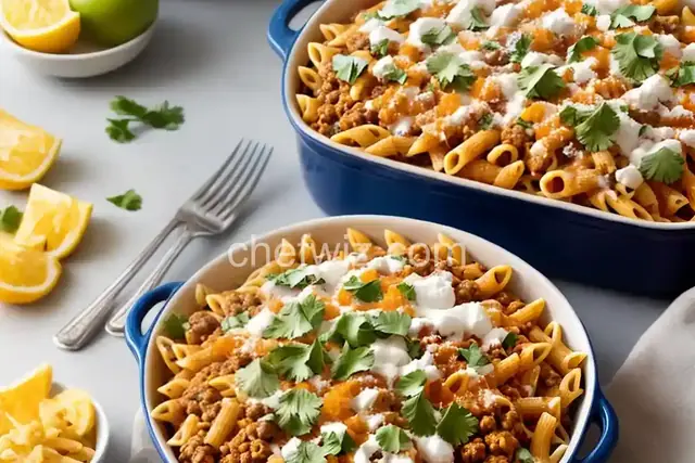 Cheesy Taco Pasta