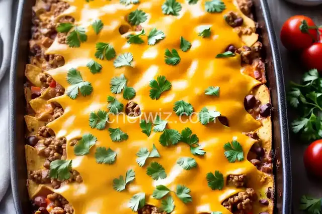 Cheesy Turkey Taco Bake