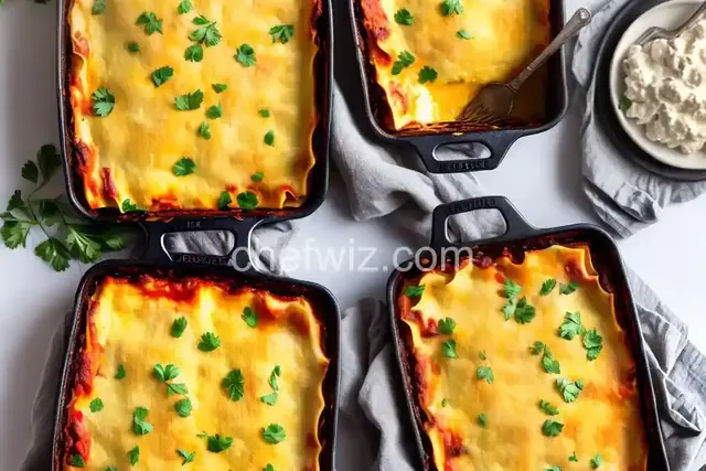 Cheesy Vegetable Lasagna