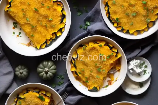 Cheesy Winter Squash Gratin