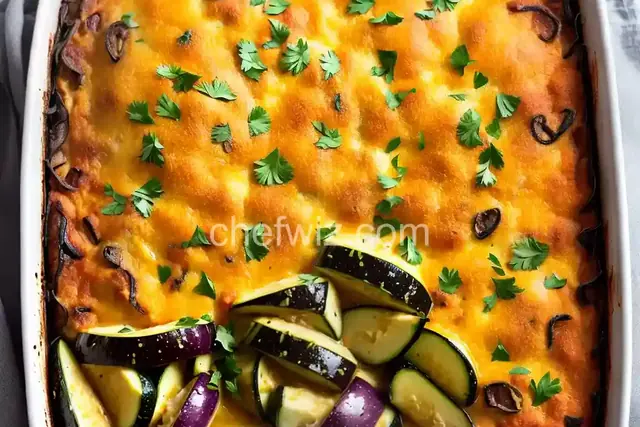 Cheesy Zucchini-Eggplant Bake