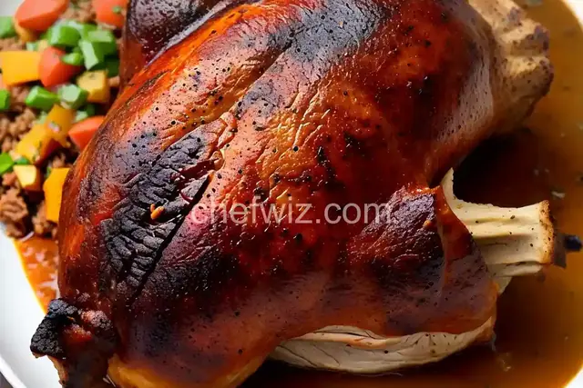 Chef Zee's pernil dominicano (pork shoulder)