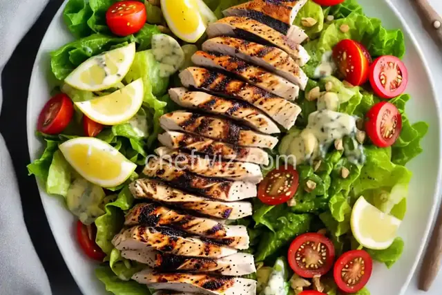 Chef's Salad with Grilled Chicken and Black Pepper Ranch