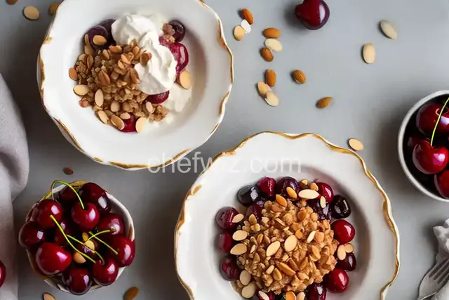 Cherry Almond Crisp