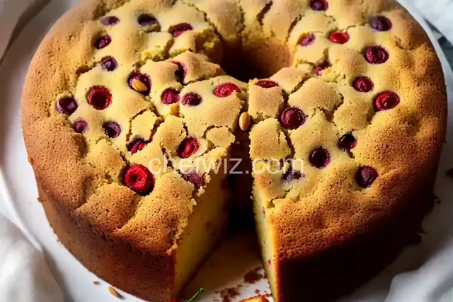 Cherry Almond Pound Cake