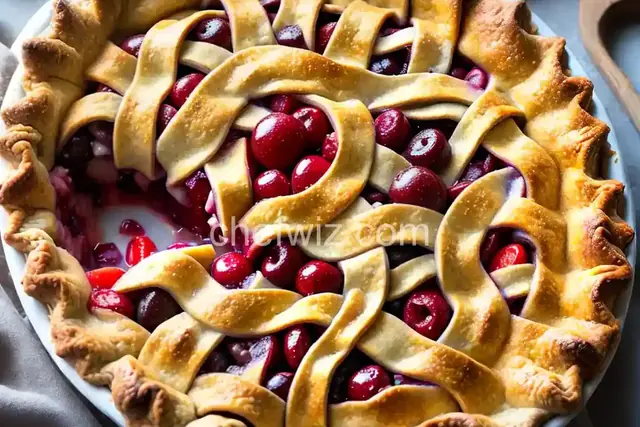 Cherry Berry Peach Pie