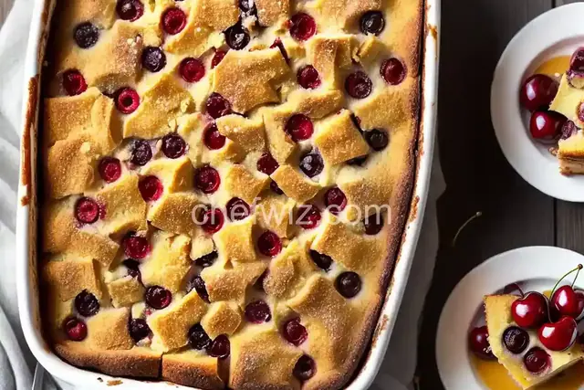 Cherry Bread Pudding