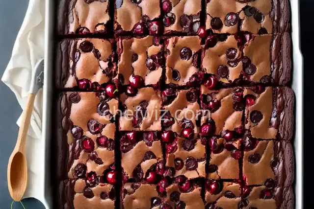 Cherry Brownies from Scratch