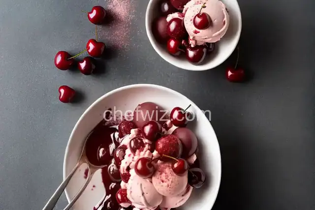 Cherry-Chocolate Ice Cream