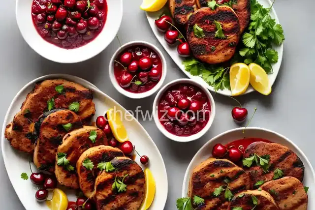Cherry Chutney Grilled Chops