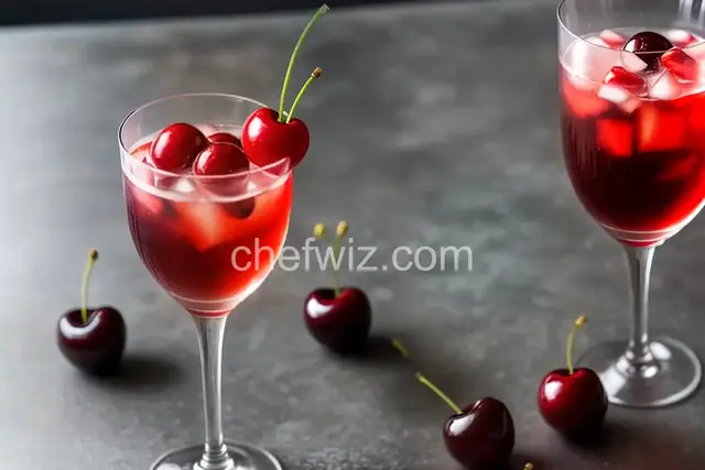 Cherry Cola Rum Cocktail