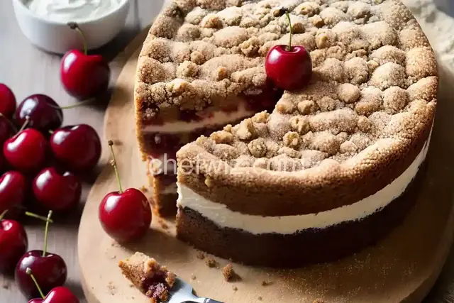 Cherry Crunch Cake