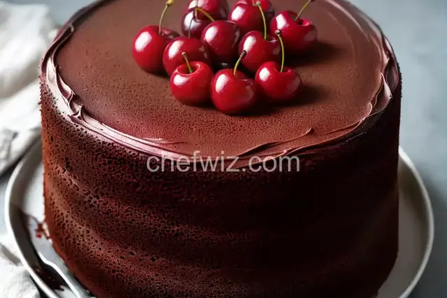 Cherry Devil's Food Cake