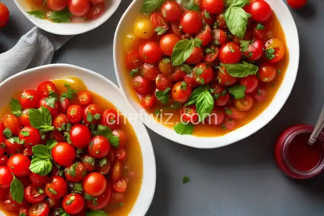 Cherry Tomato Vinaigrette
