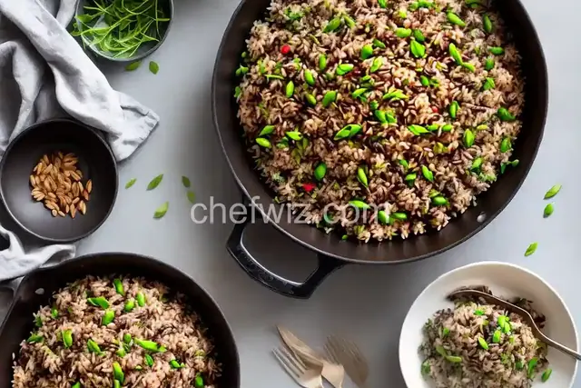 Chestnut and Wild Rice Pilaf